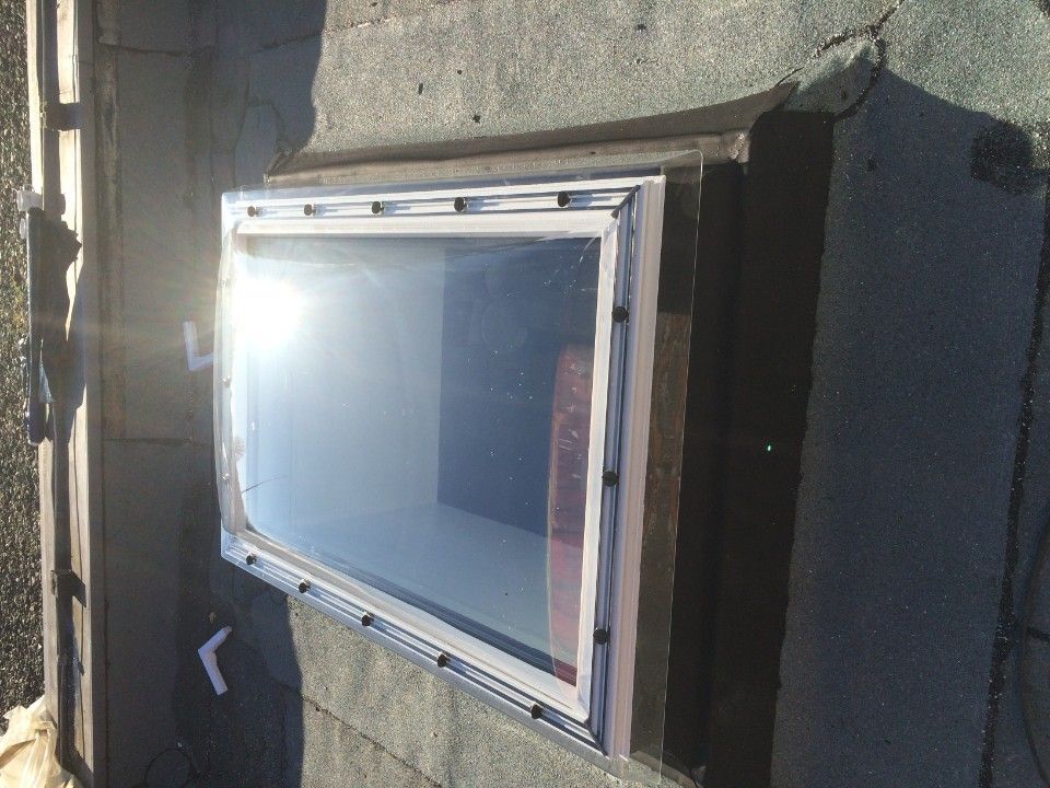 Dachfenster aus der Vogelperspektive