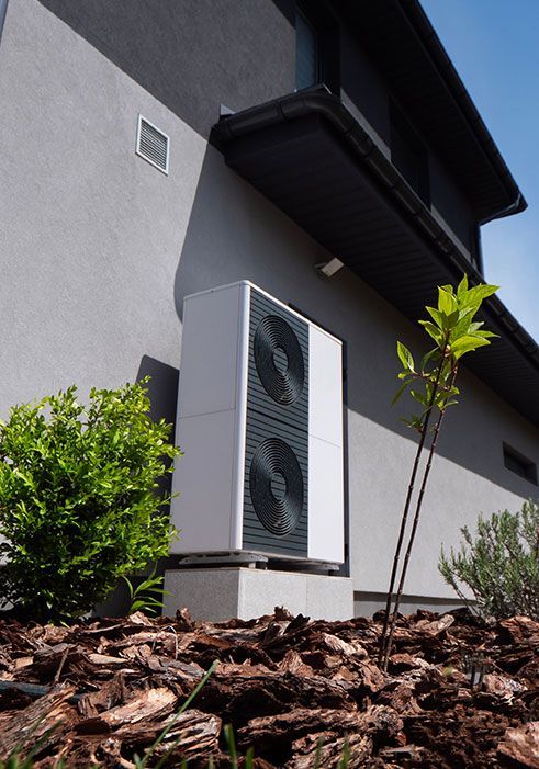 Une pompe à chaleur double hélice.