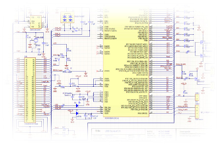 Un primer plano de un diagrama de circuito sobre un fondo blanco.