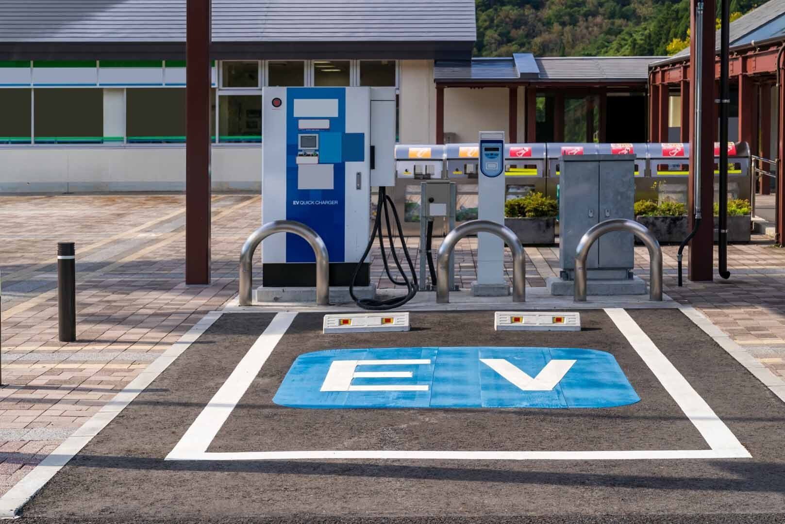 Station de recharge de voitures électriques