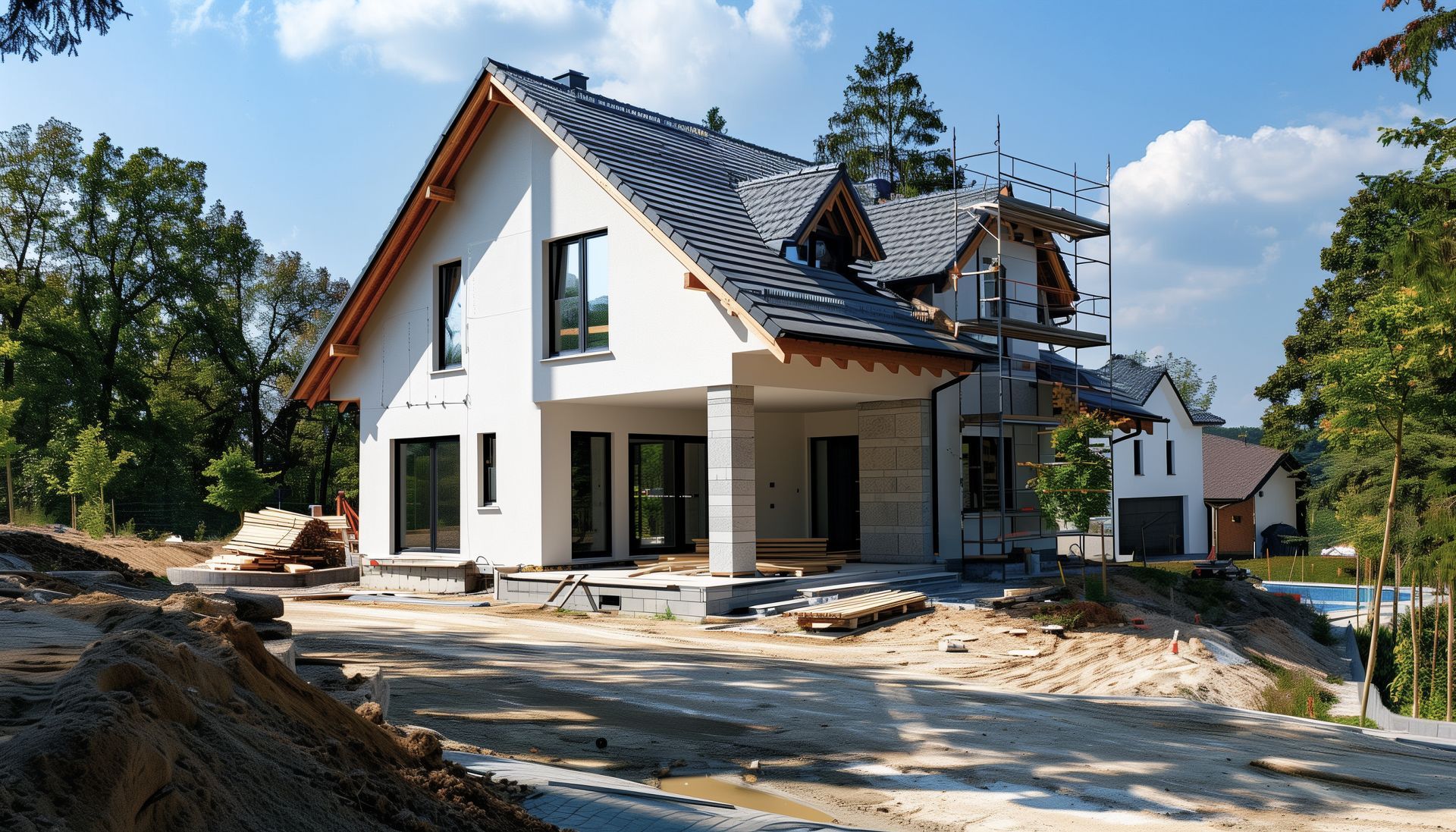 Logement en pleine rénovation