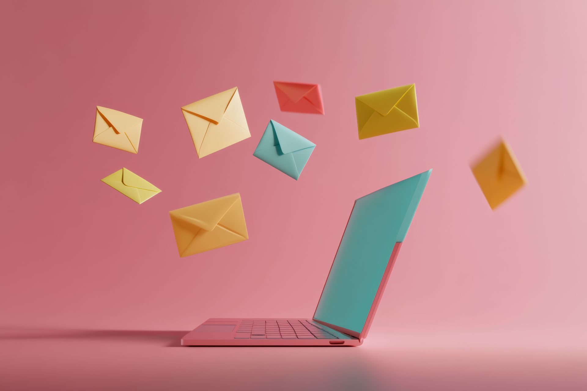 Ordinateur avec enveloppes