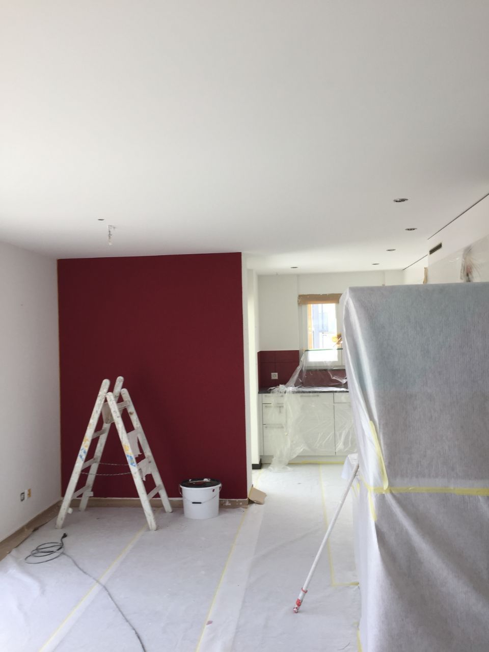 Malerarbeiten im Neubau