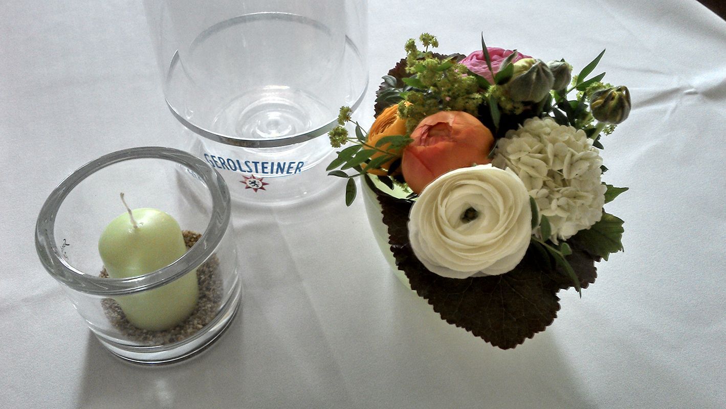 Tischdekoration
