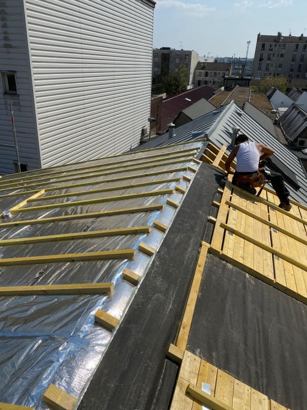 Rénovation faitage de toiture