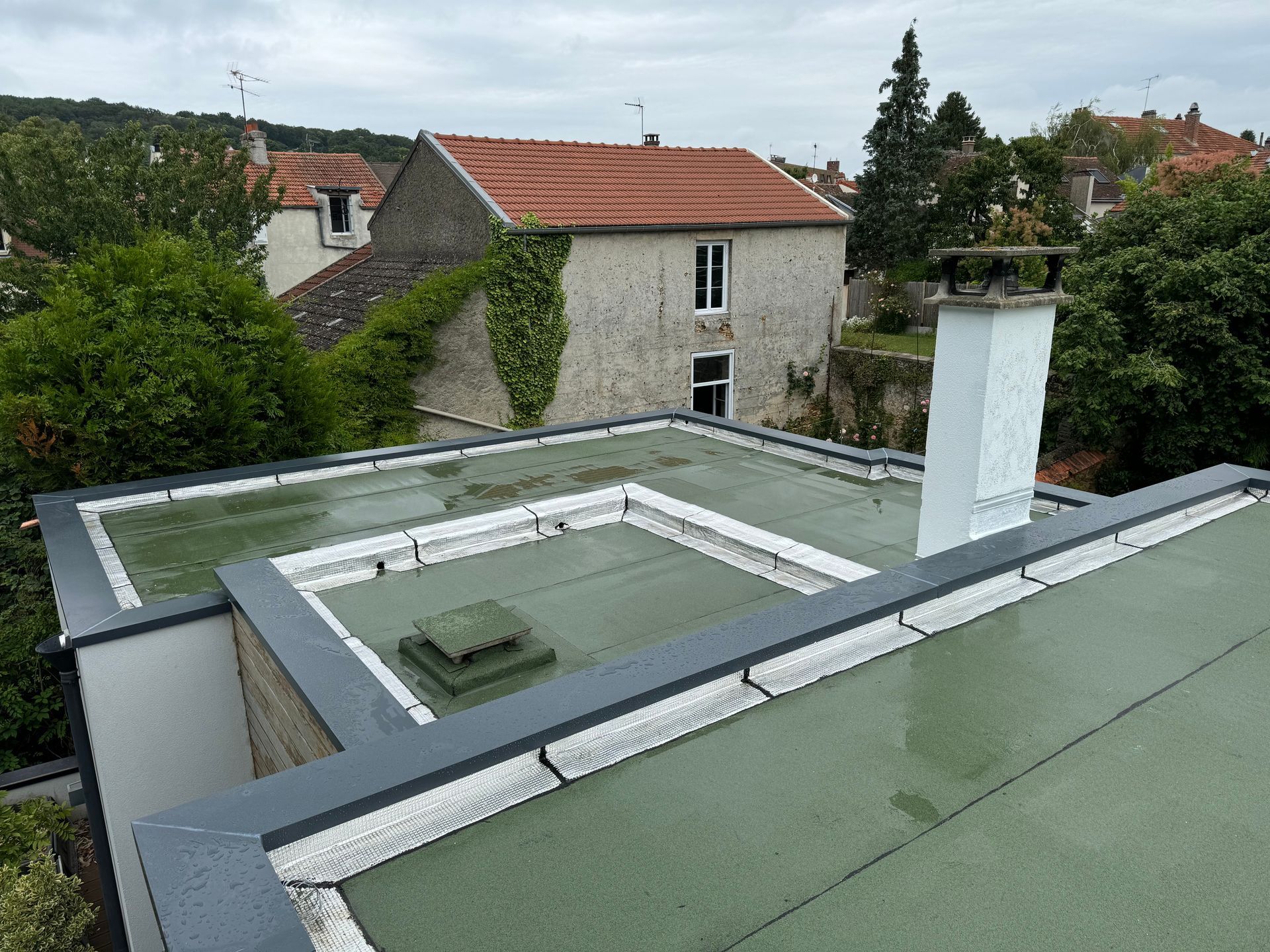 Étanchéité d'un toit plat