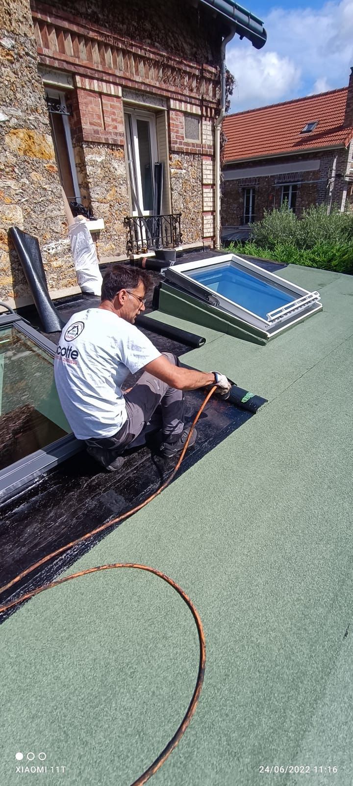 Travaux toiture plat