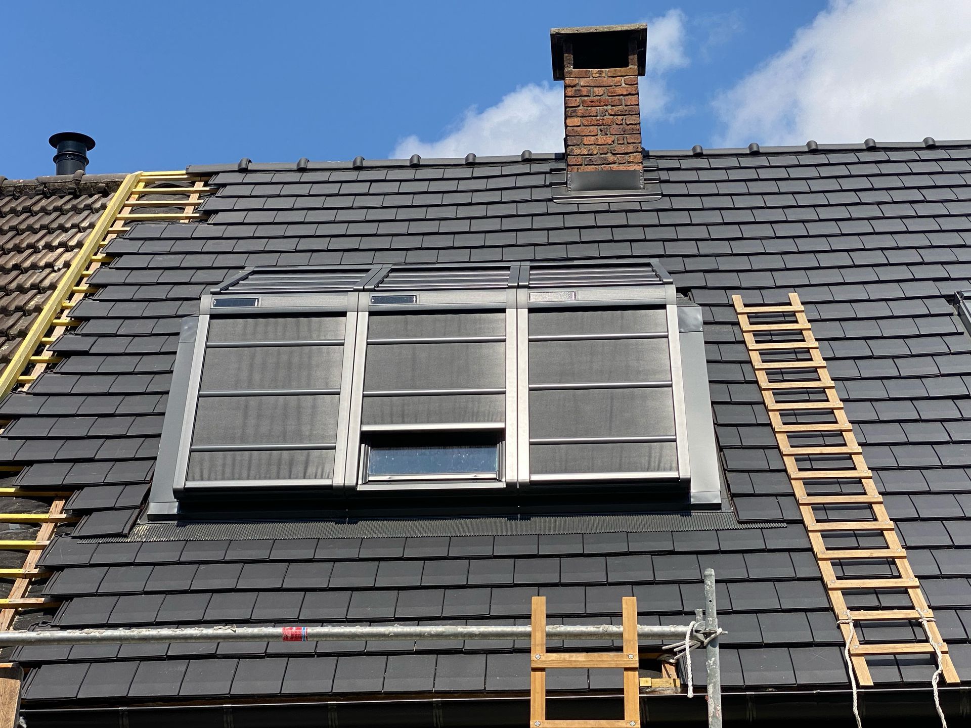 Installation de fenêtre de toiture