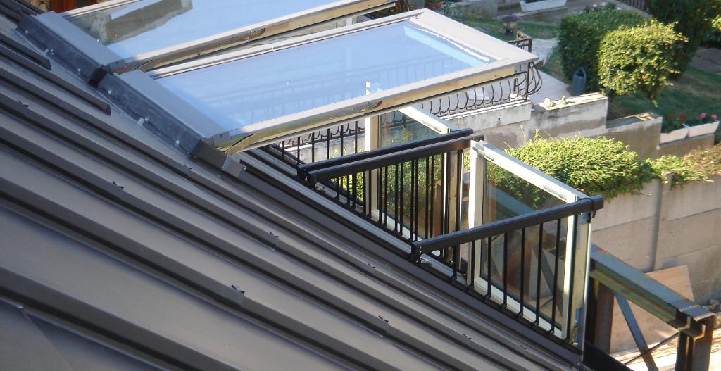 Fenêtre de toit balcon