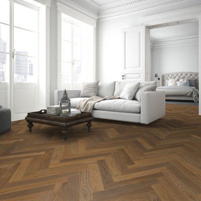 salon blanc et boisé