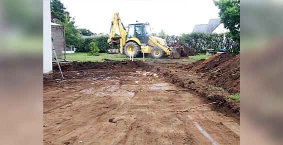 Terrassement extension