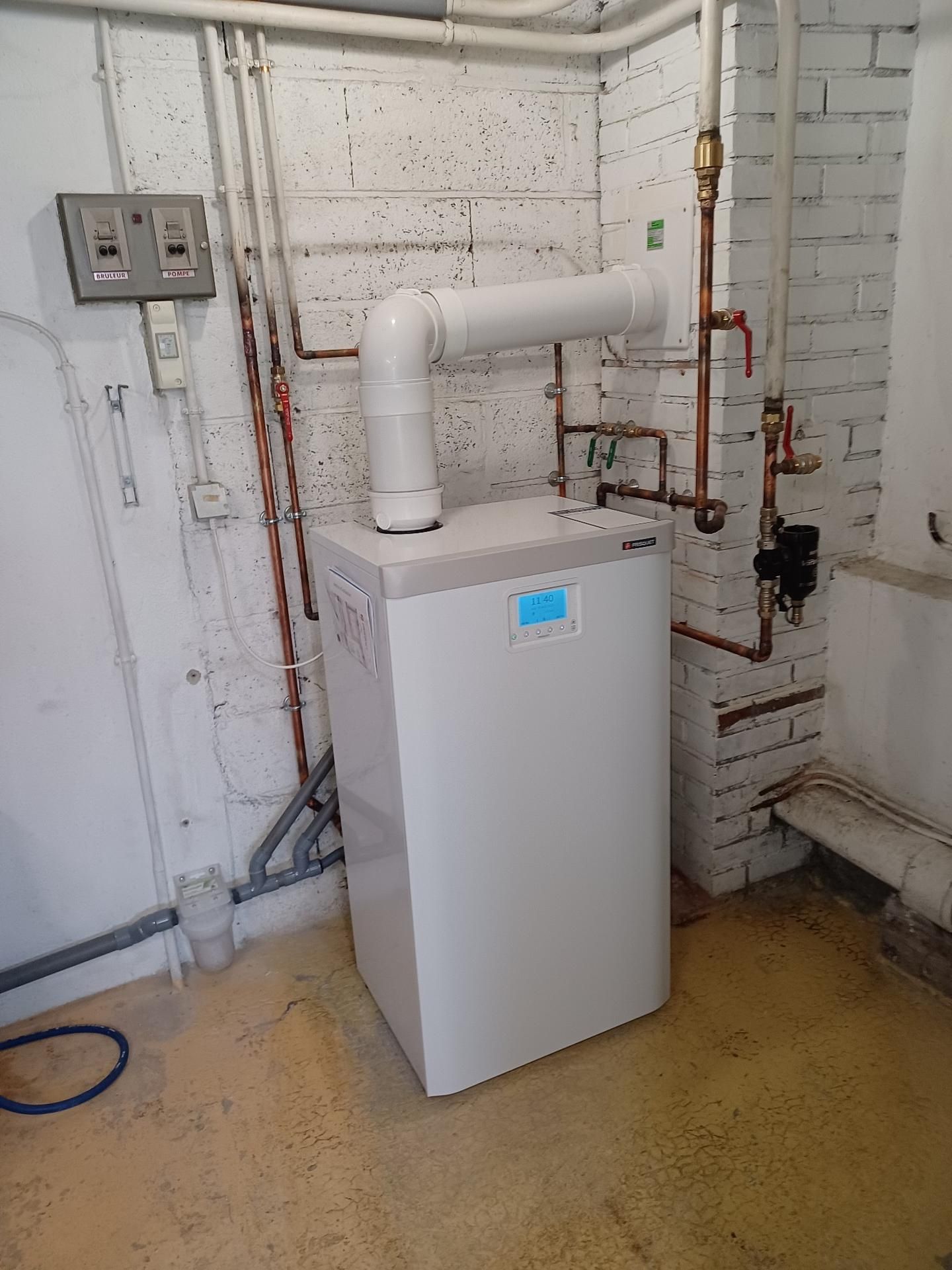 Système de chauffage en sous-sol