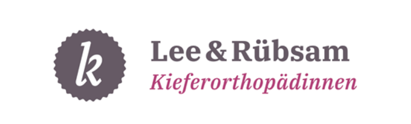 Logo für Lee & Rübsam Kieferorthopädinnen, mit einem stilisierten