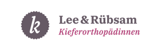 Logo für Lee & Rübsam Kieferorthopädinnen, mit einem stilisierten