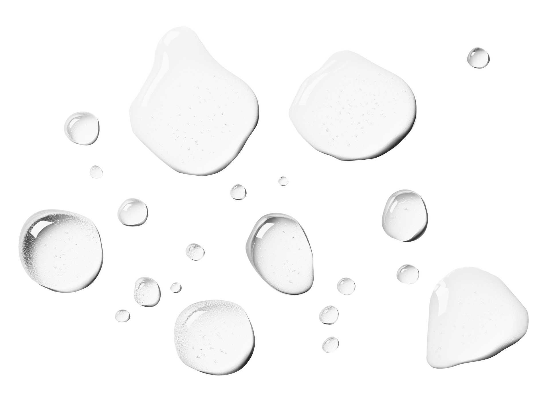 Des gouttes d'eau