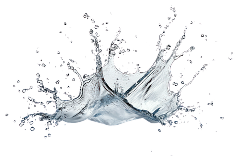Une éclaboussure d'eau
