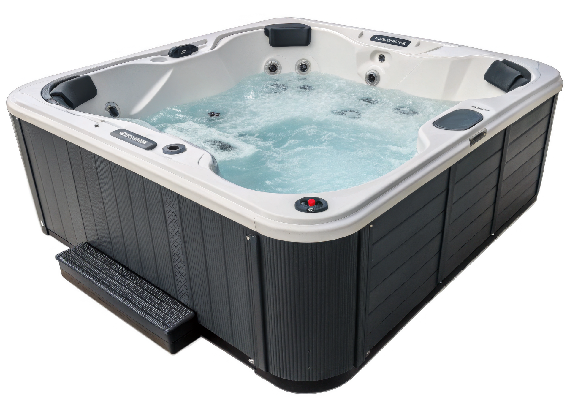 Un spa avec marchepied