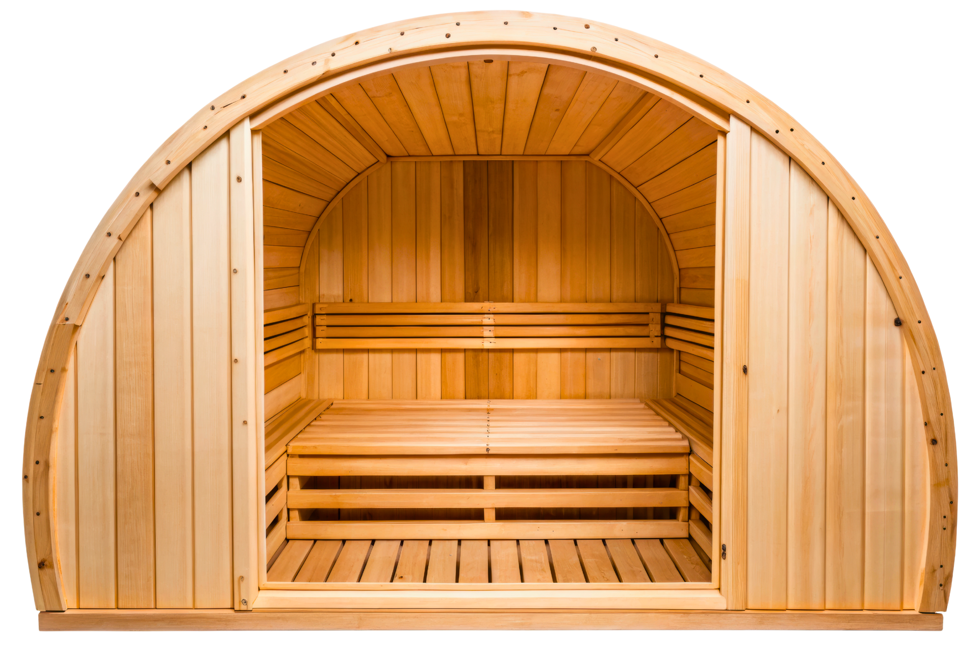 Un sauna arrondi