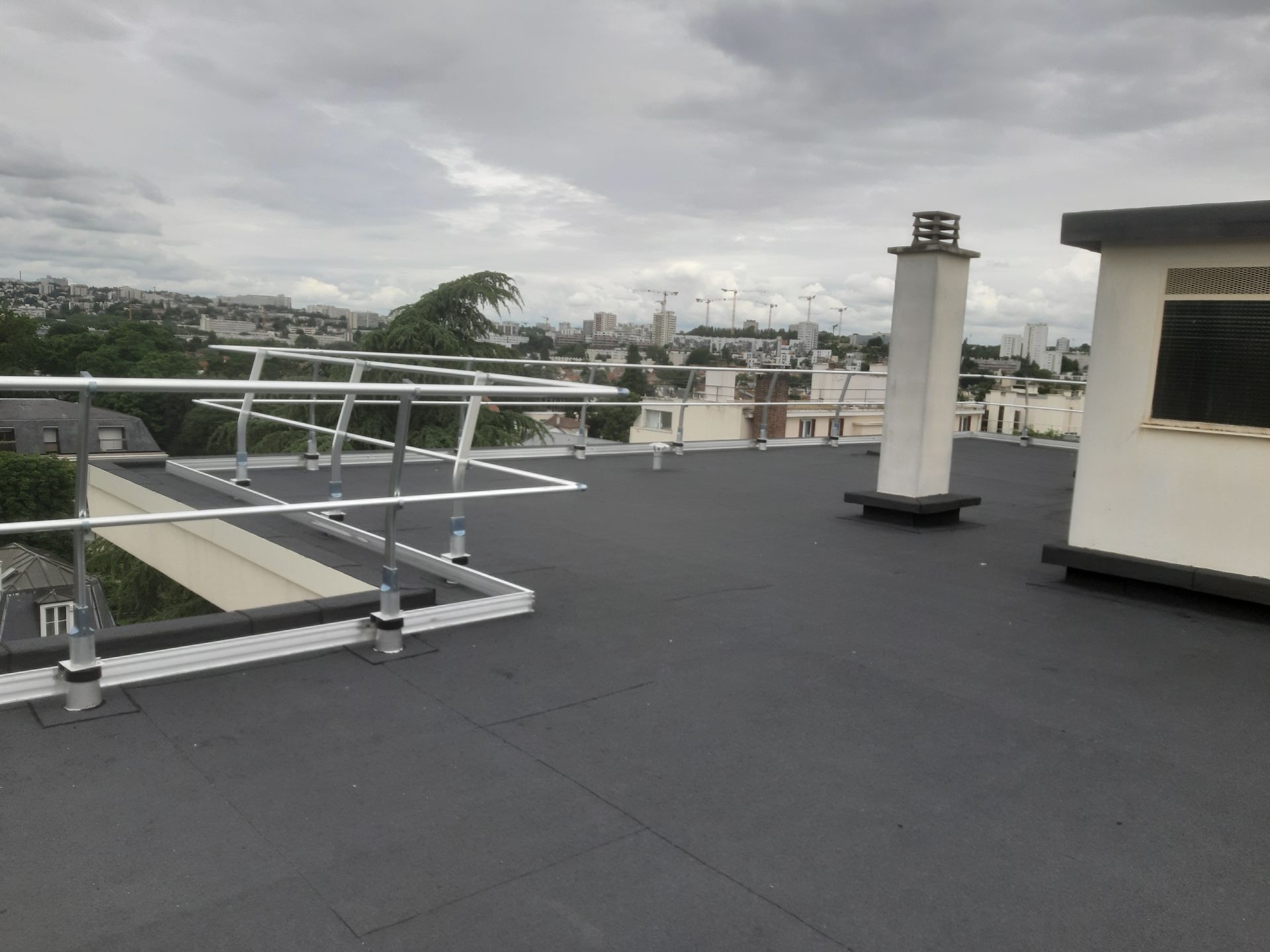 Terrasse aménagée sur balcon