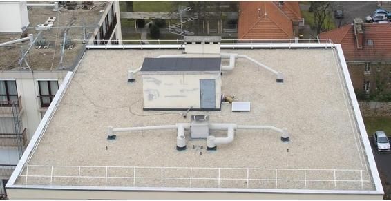 Garde-corps d'un toit-terrasse