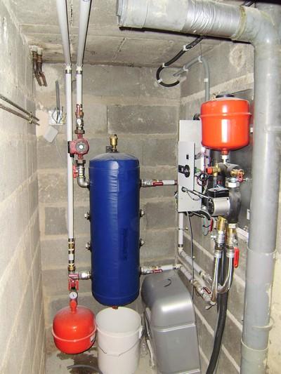 Pose d'un système de chauffage