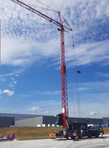 Grande grue de chantier