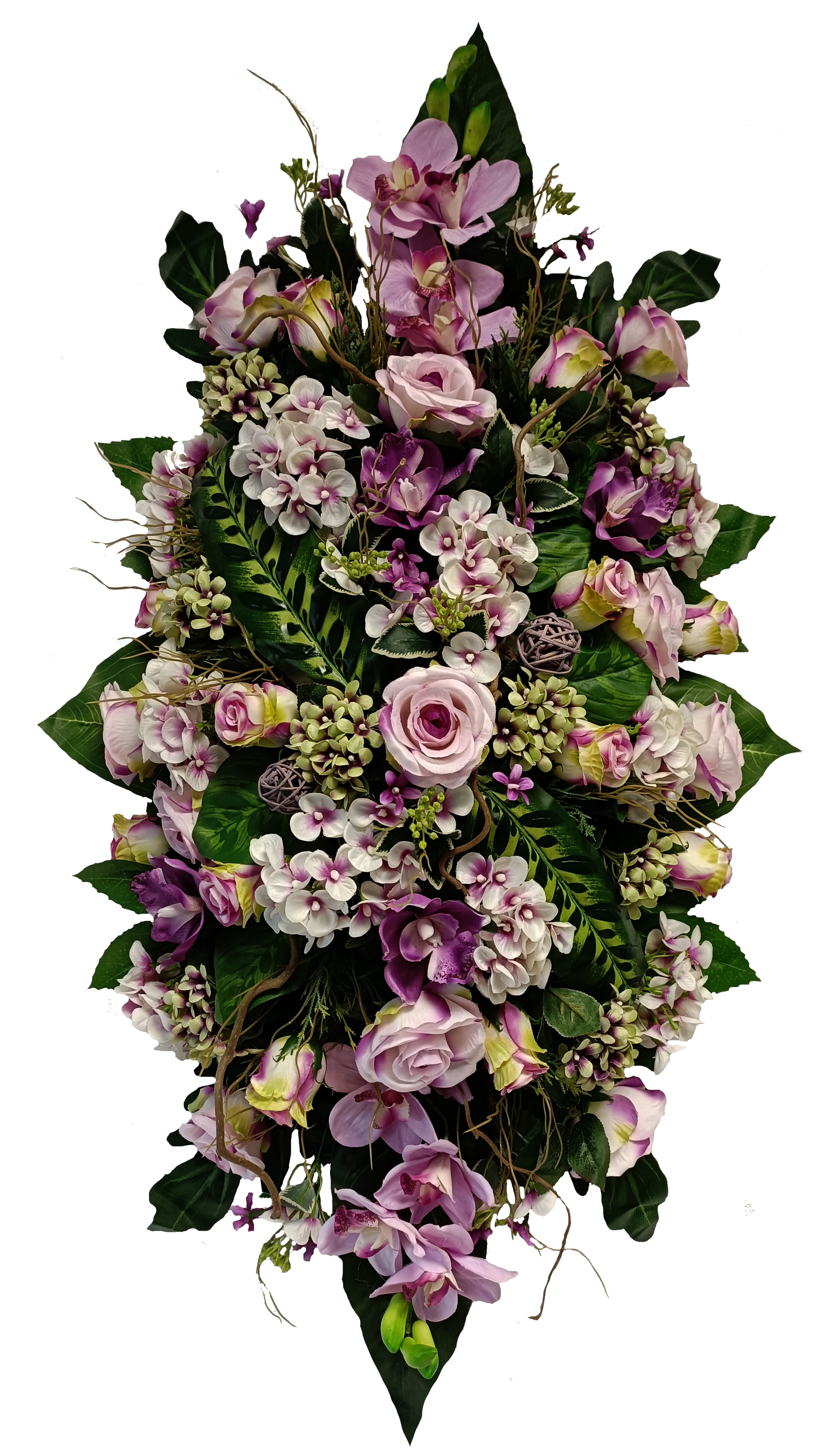 Rose Hortensia Orchidée 
