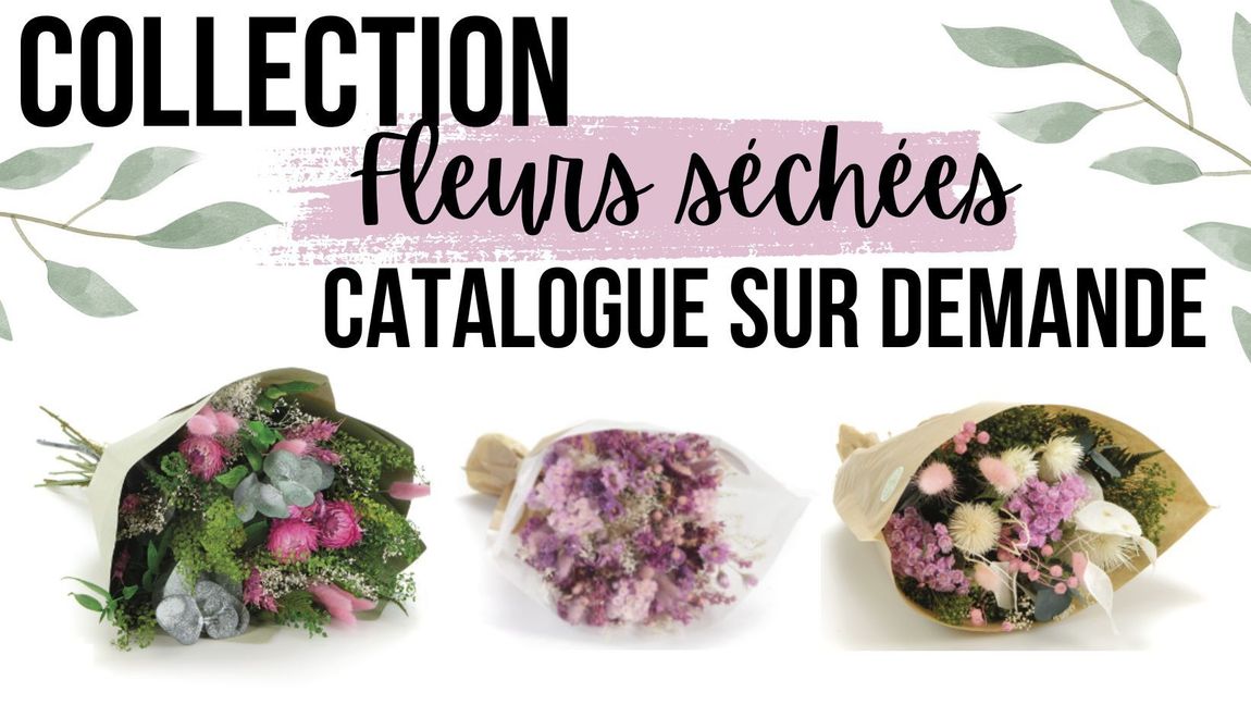 Collection fleurs séchées