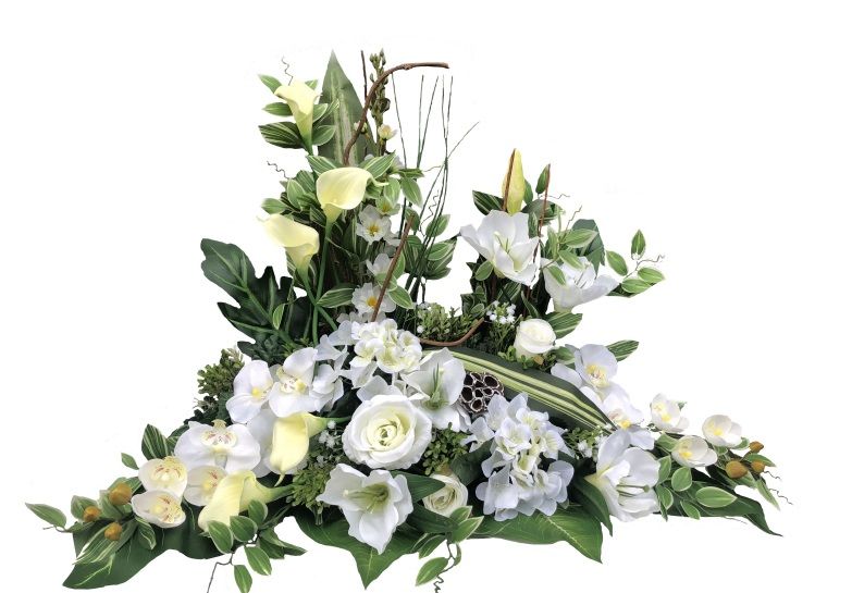 Devant de tombe 
Rose Arum