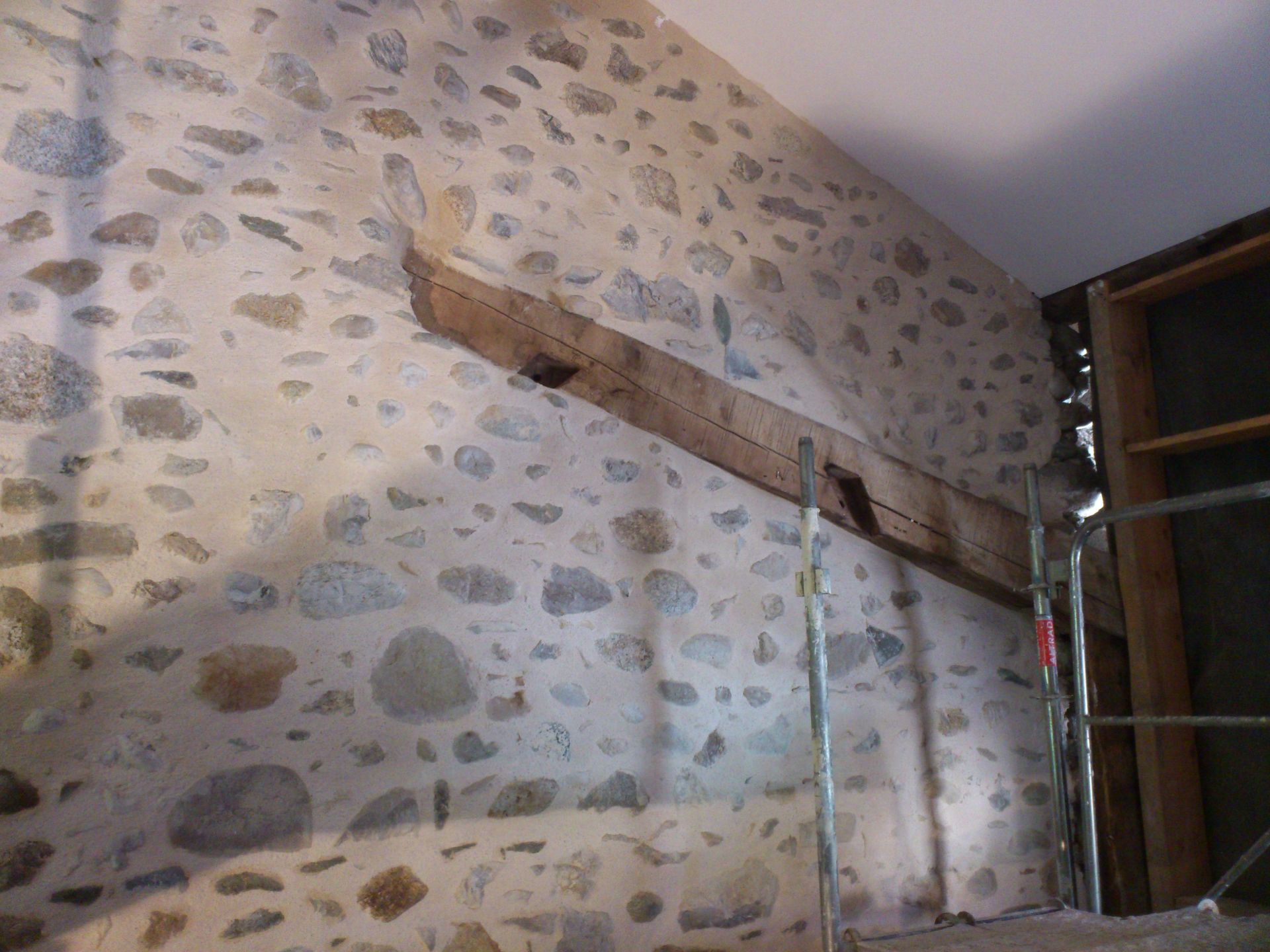 Photo mur en pierres apparentes