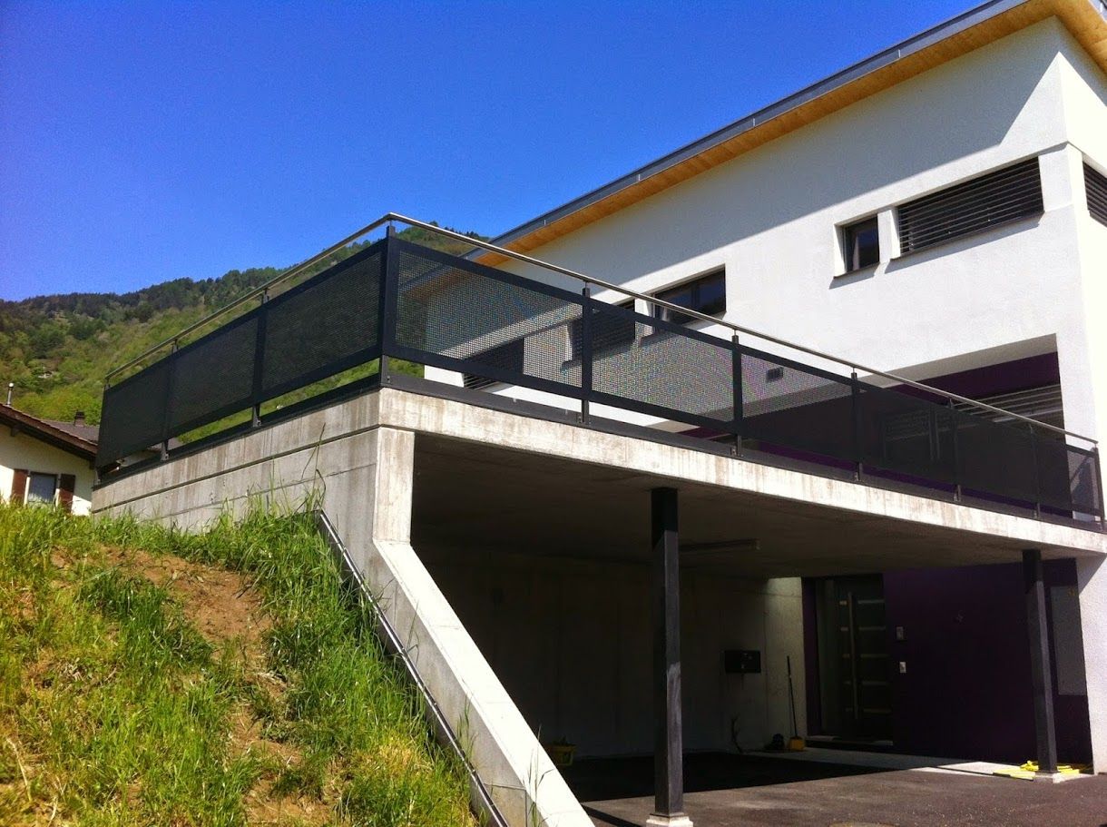 reginzione protettiva terrazzo - Metalcostruzioni Solari Elvezio - Olivone - Blenio - Ticino