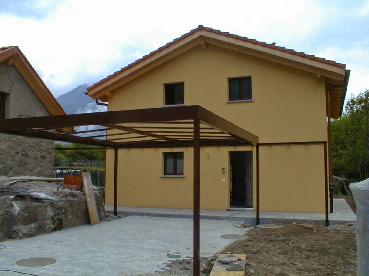 tettoia - posto auto - Solari Elvezio SA - Ticino