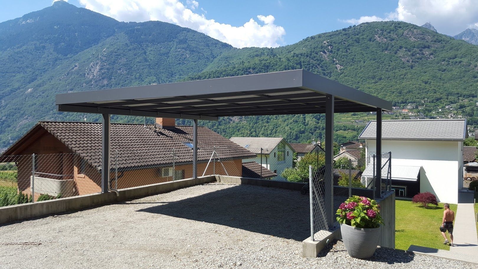 tettoia - posto auto - Solari Elvezio SA - Ticino