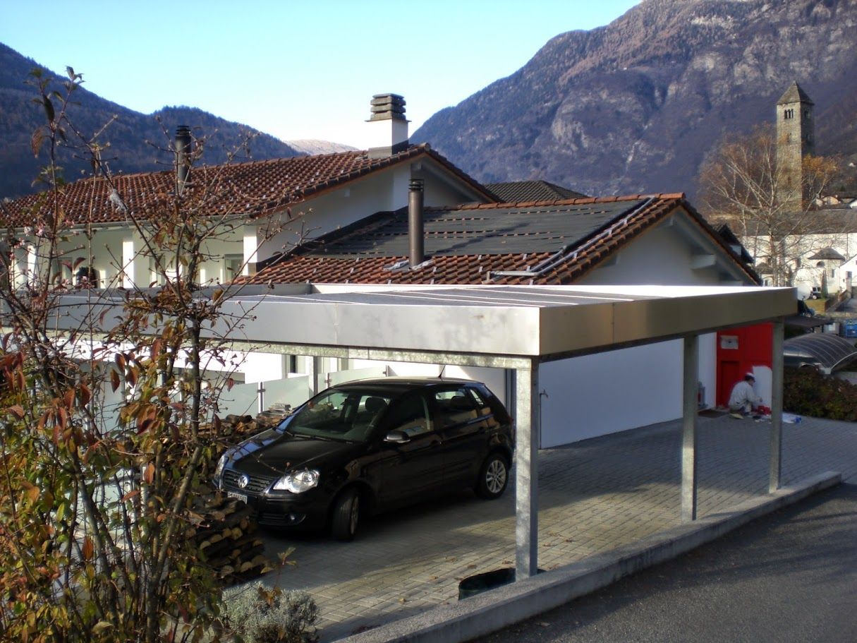 tettoia - posto auto - Solari Elvezio SA - Ticino