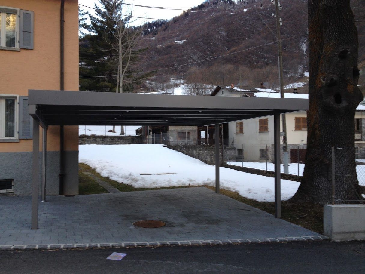 tettoia - posto auto - Solari Elvezio SA - Ticino