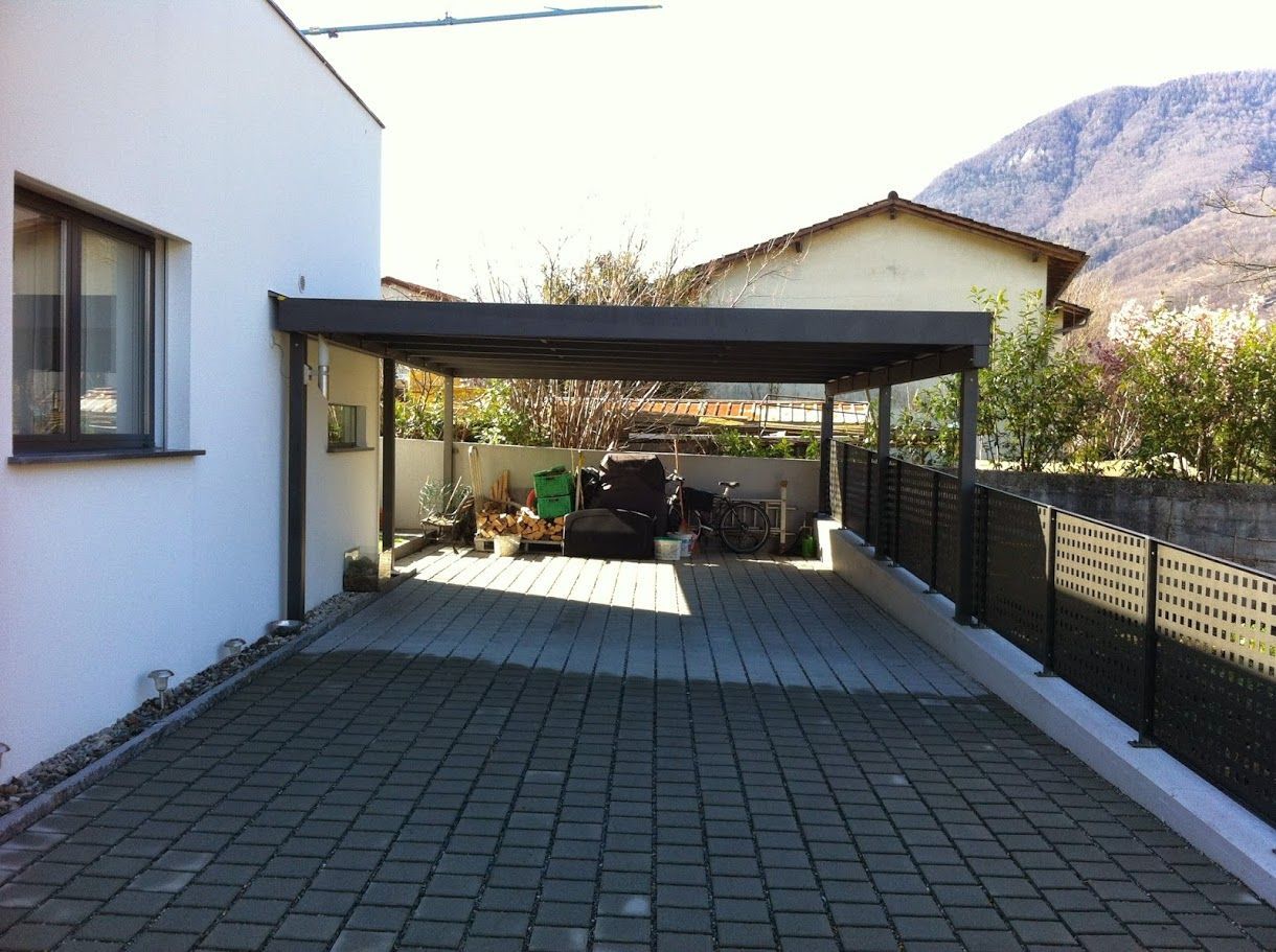 tettoia - posto auto - Solari Elvezio SA - Ticino