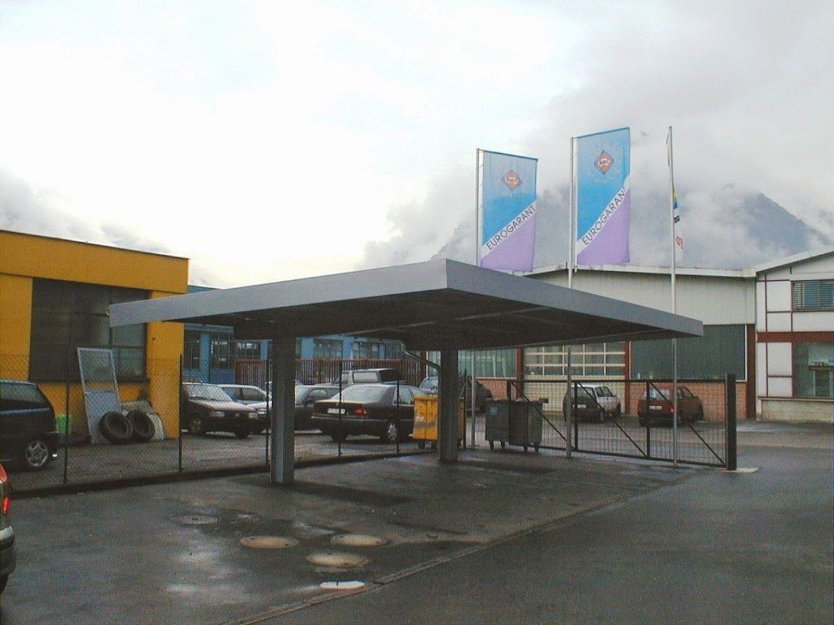 tettoia commerciale - Metalcostruzioni Solari Elvezio - Olivone - Blenio - Ticino