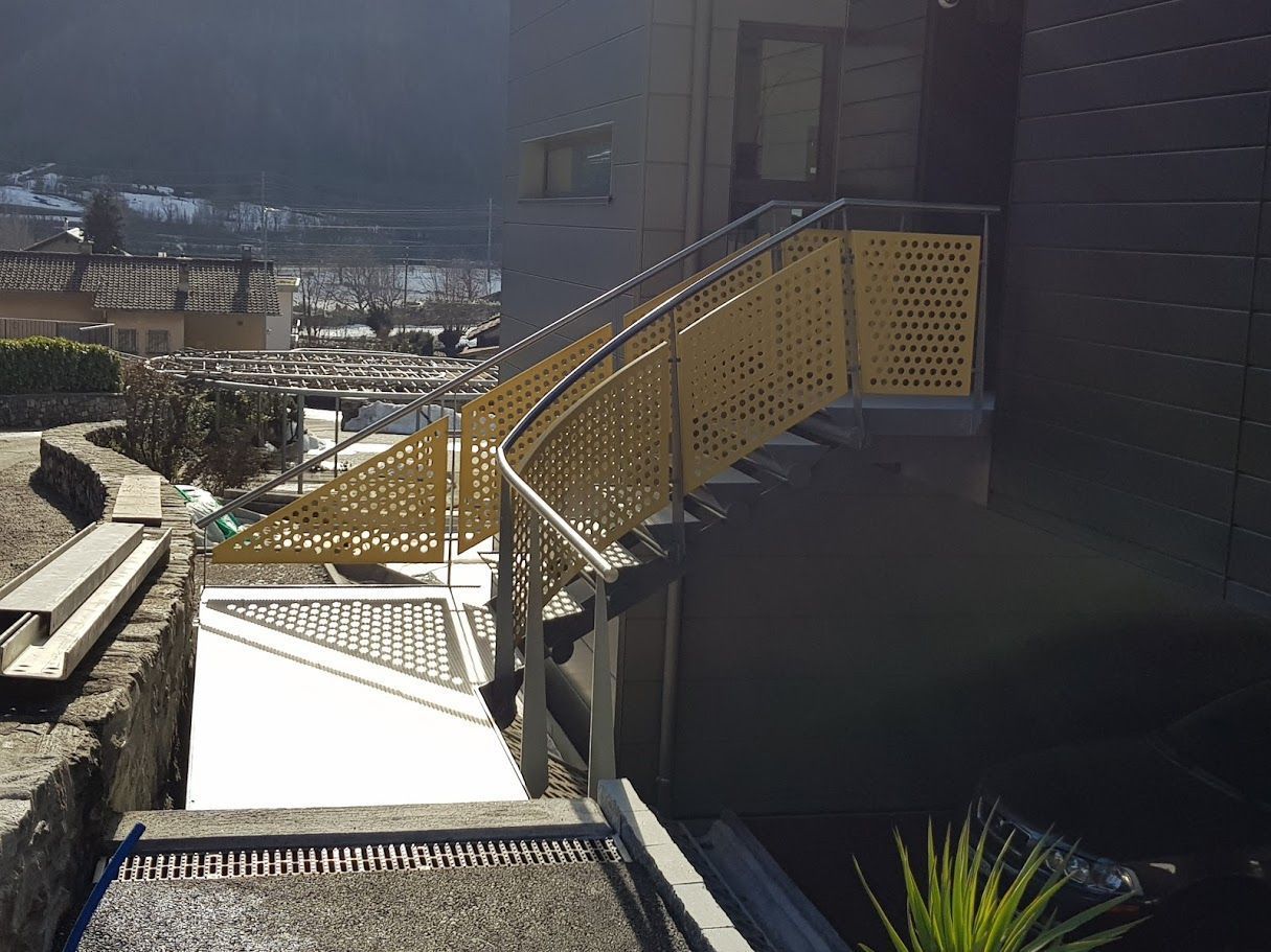 scale esterne - Metalcostruzioni Solari Elvezio - Olivone - Blenio - Ticino