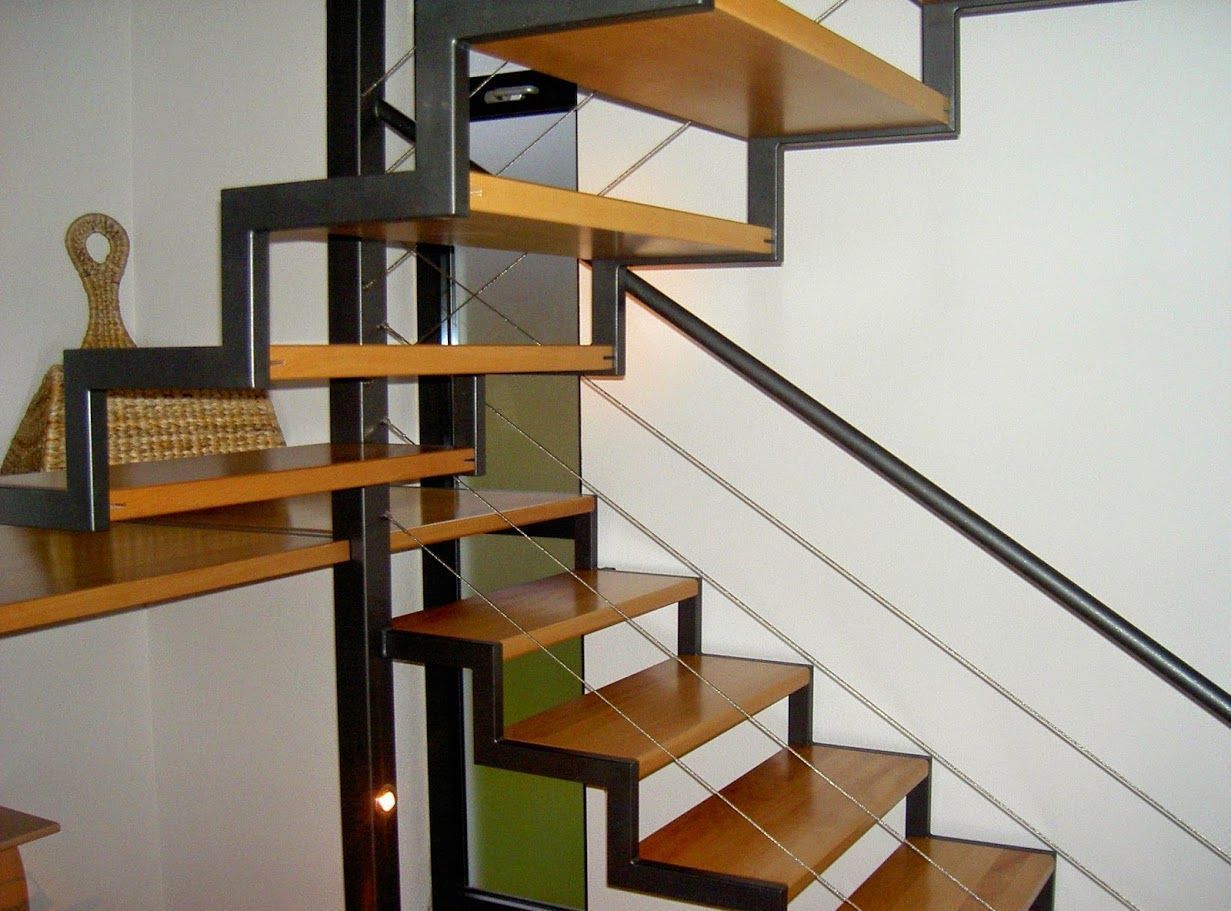 scale legno metallo - Metalcostruzioni Solari Elvezio - Olivone - Blenio - Ticino