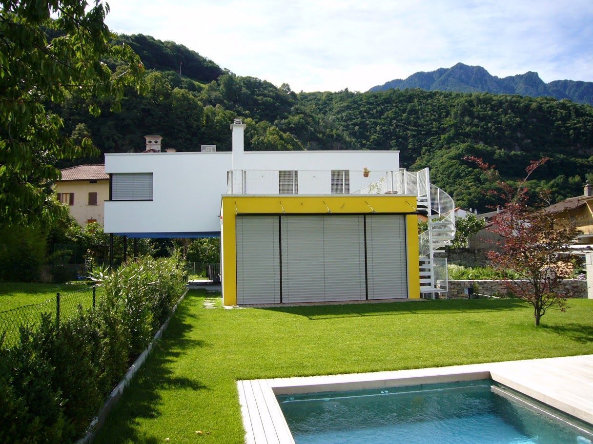 casa con giardino - Metalcostruzioni Solari Elvezio - Olivone - Blenio - Ticino