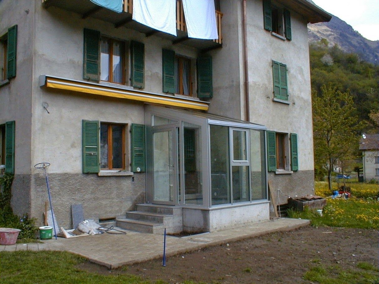 Veranda rialzata - Solari Elivo SA - Metalostruzioni - Olivone - Ticino
