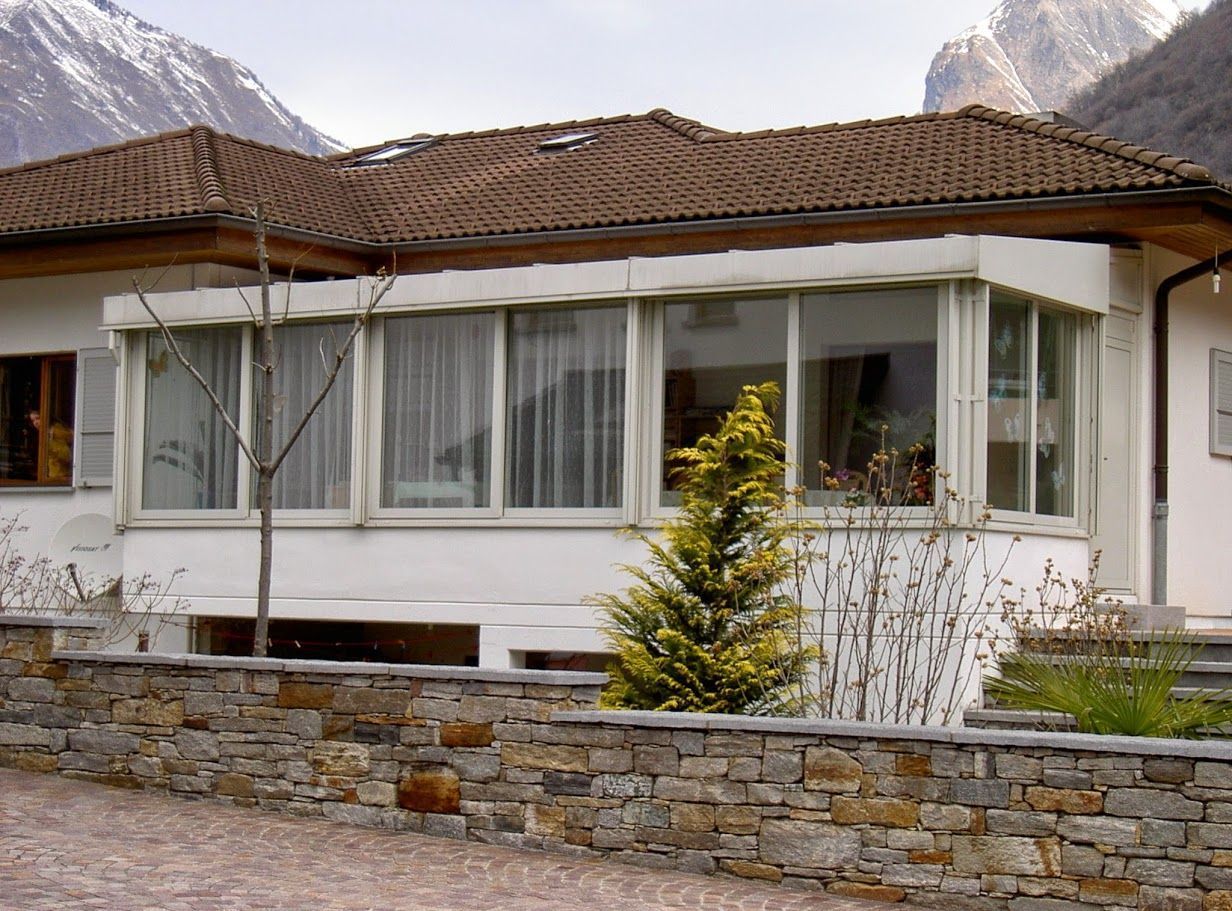 grande veranda - Metalcostruzioni Solari Elvezio - Olivone - Blenio - Ticino