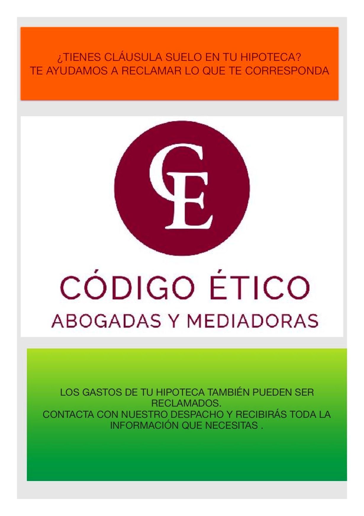 Anuncio de un despacho de abogados: 