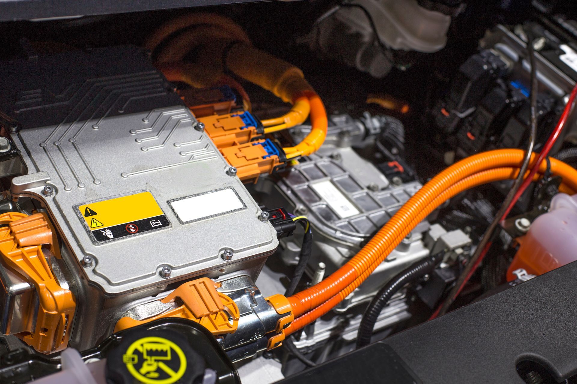 Un moteur de véhicule électrique