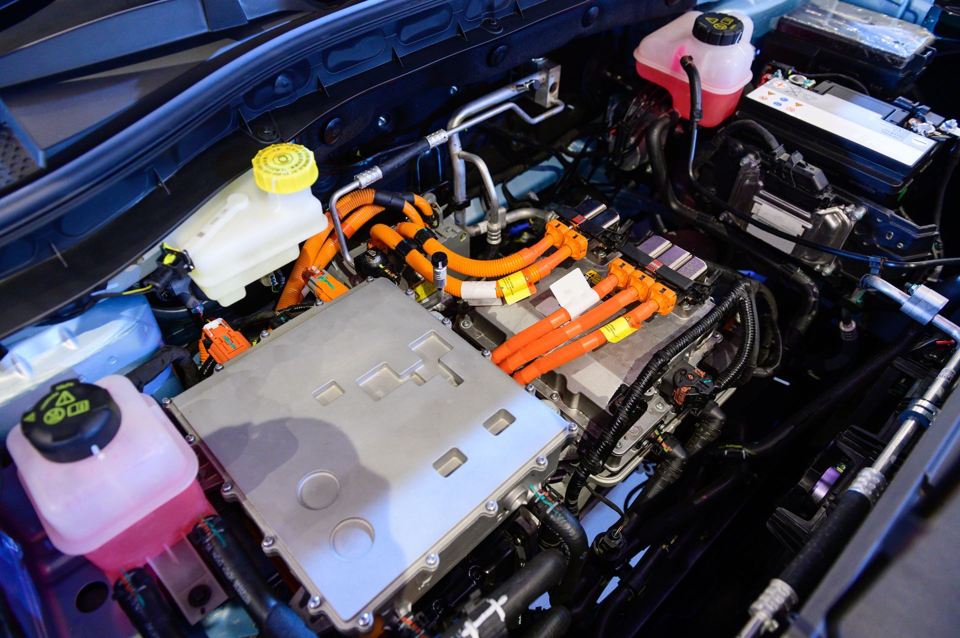 Un moteur de véhicule hybride