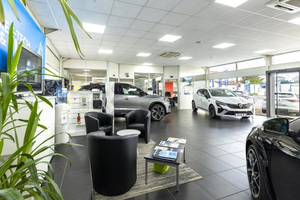 Prise de vue de l'intérieur du showroom