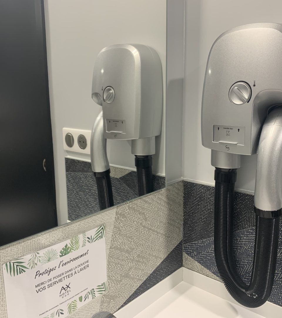 Sèche-cheveux, hôtel JVD