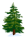 Icône de pin vert sur fond blanc