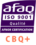 Logotype AFAQ ISO 9001.
