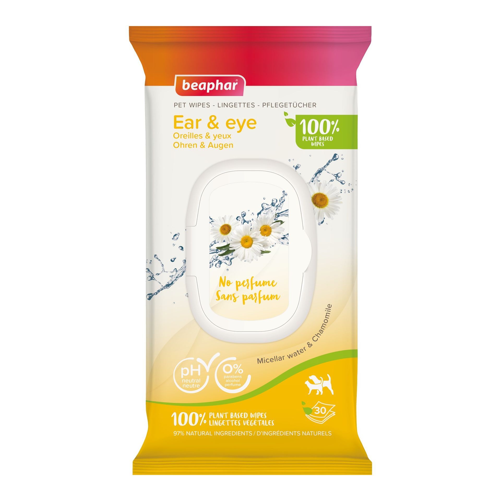Lingettes nettoyantes Yeux et Oreilles pour chien et chat x 30 – Beaphar - vue 7